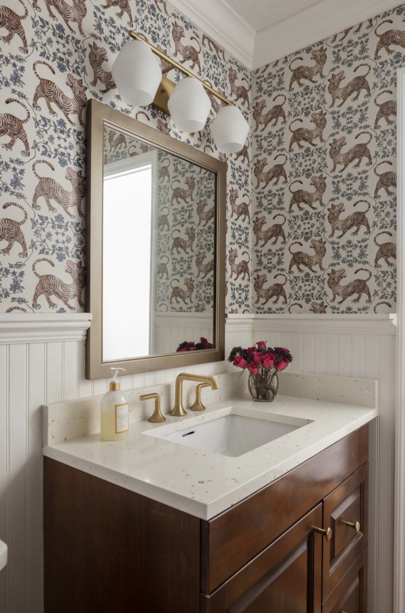 Bath rooms from whimsy cottage to Eastern edge